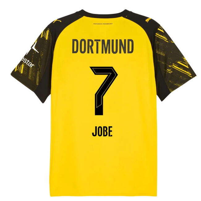 2025-2026 Borussia Dortmund Warm Up Jersey (Yellow) (Jobe 7)