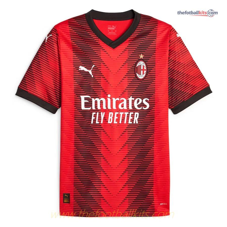 Club Edition AC Milan Home Soccer Kit 2023-2024 Collection