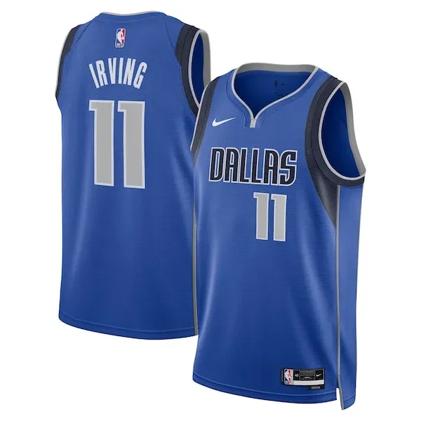 Kyrie Irving DAL Swingman Jersey - premium NBA - Blue game-day