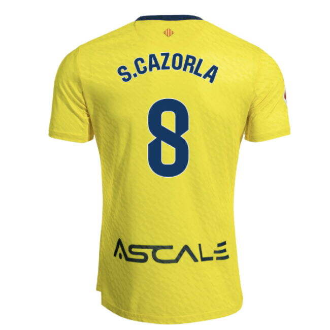 2025-2026 Villarreal Home Shirt (S.Cazorla 8)