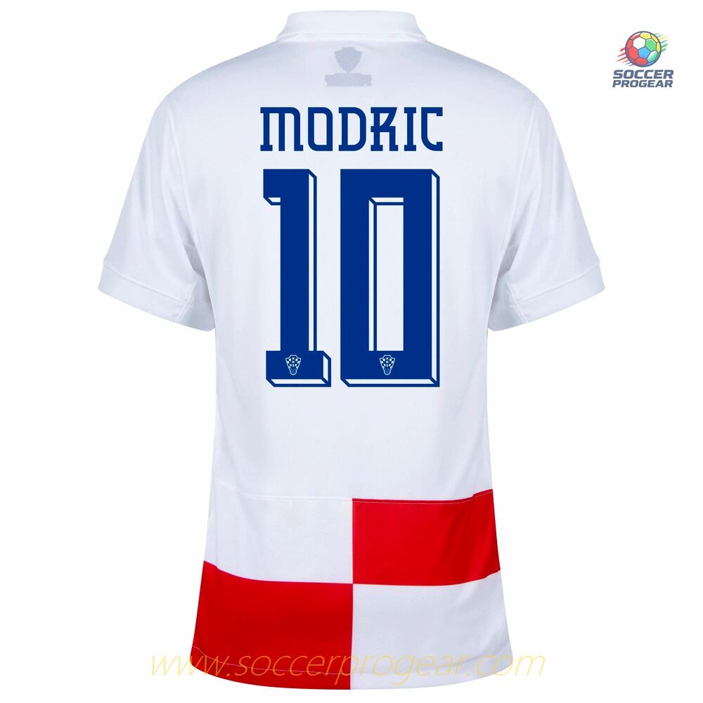 Croatia Home Kids Soccer Uniform Football Jersey 2024/25 Collection Modric
