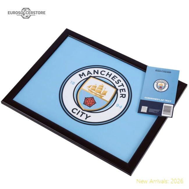 Premium Manchester City Fc Cushioned Lap Tray - Premium Quality