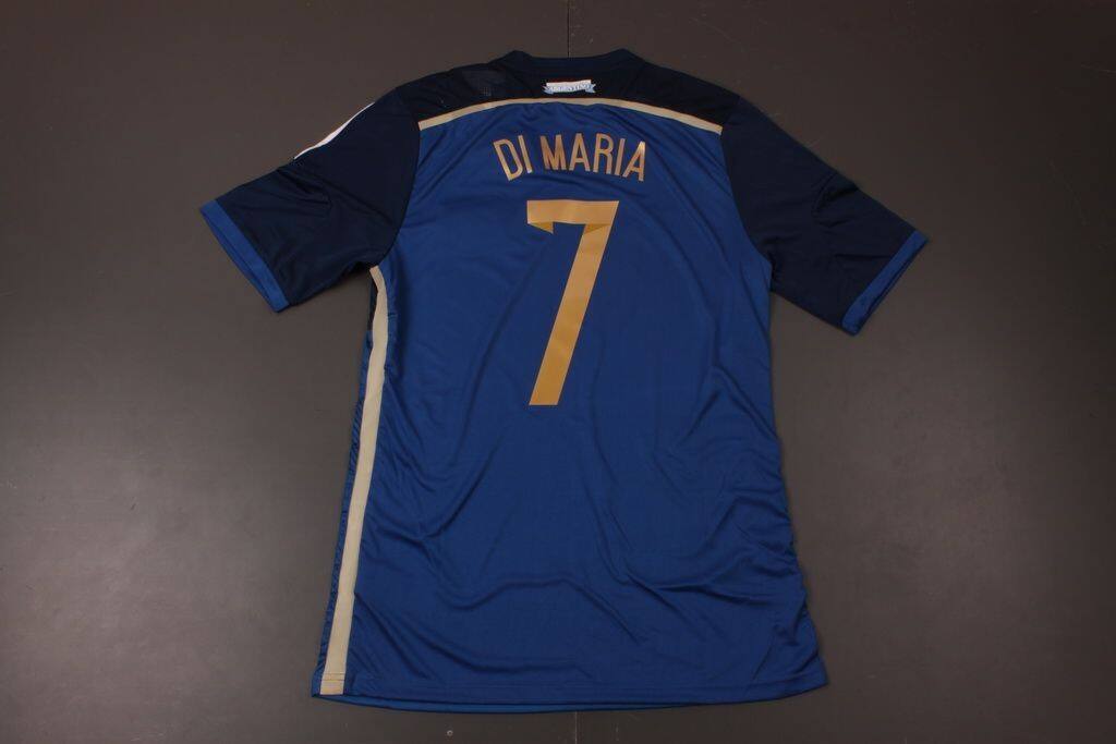 Premium Quality Argentina 1415 Away Soccer Shirt 7 DI MARIA