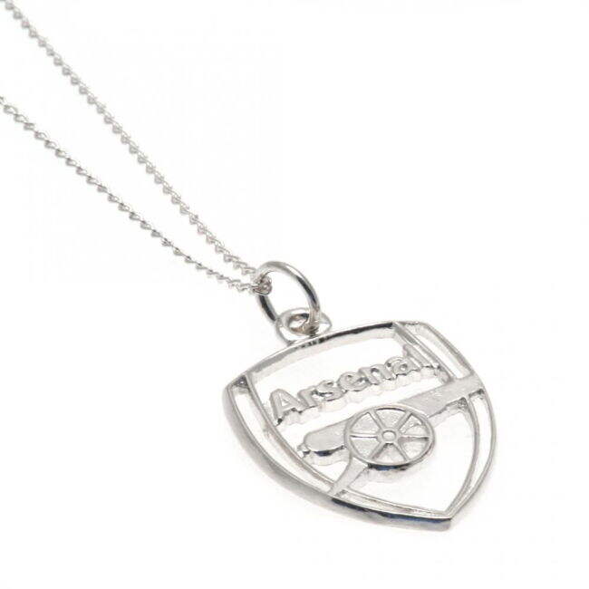 Arsenal FC Sterling Silver Pendant & Chain CR (Match Day)