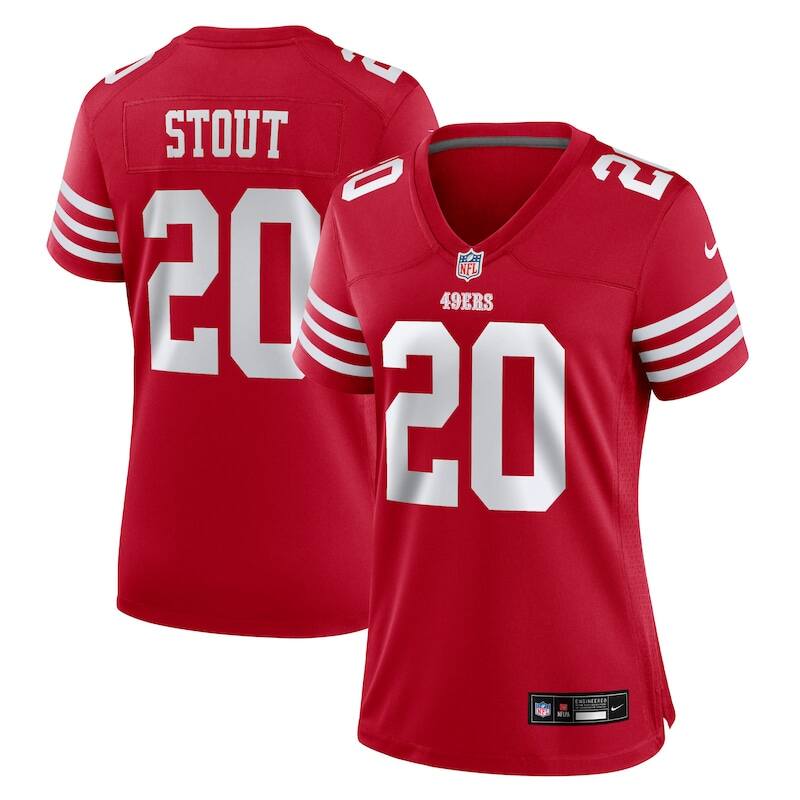 Upton Stout San Francisco 49ers Nike Women's Team Game Jerse...