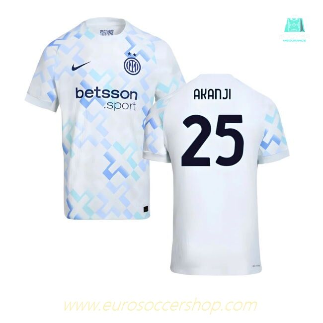2025-2026 Inter Milan Authentic Away Shirt (Akanji 25)