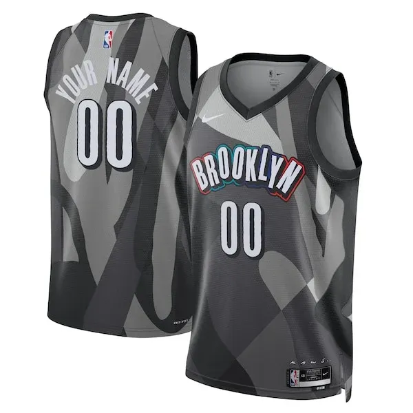 Brooklyn Nets BKN Swingman Jersey - high-quality NBA casual athletic