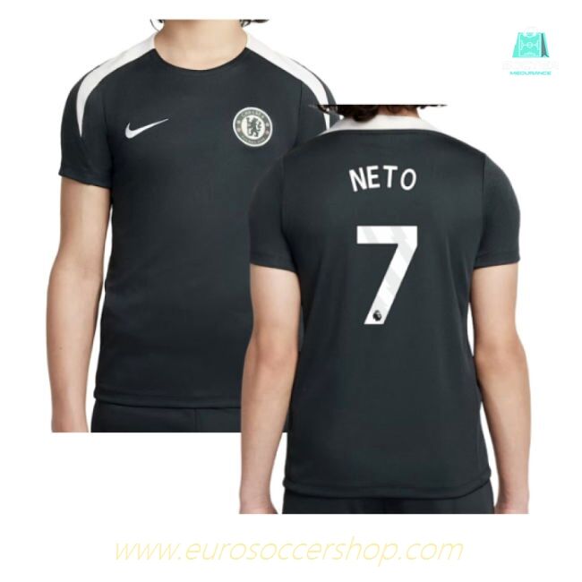 2025-2026 Chelsea Strike Training Shirt (Green) - Kids (Neto 7)