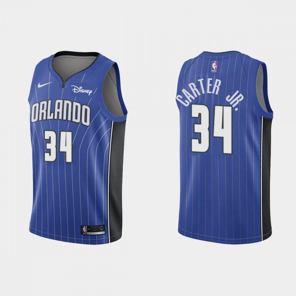 Value Men's Orlando Magic #34 Wendell Blue Basketball Jersey