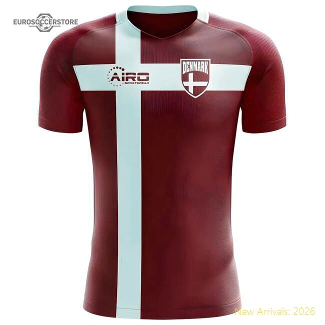 Denmark 2025-2026 Authentic Regular Shirt (den) Slim Comfort