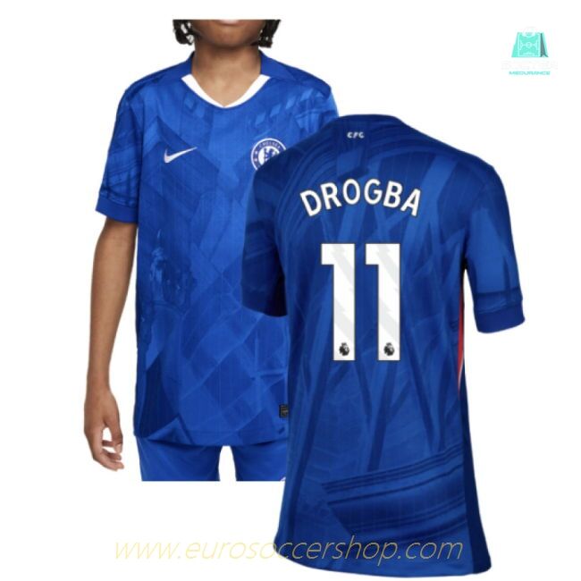 2025-2026 Chelsea Home Shirt (Kids) (Drogba 11)