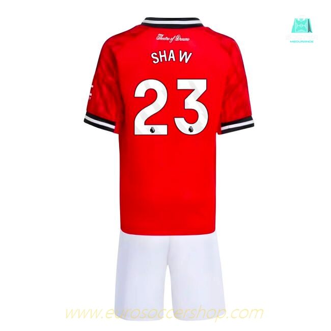 2025-2026 Man Utd Home Mini Kit (Shaw 23)