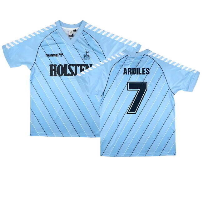 Spurs Retro Hummel Away Shirt Ardiles #7 Match Quality Official La...
