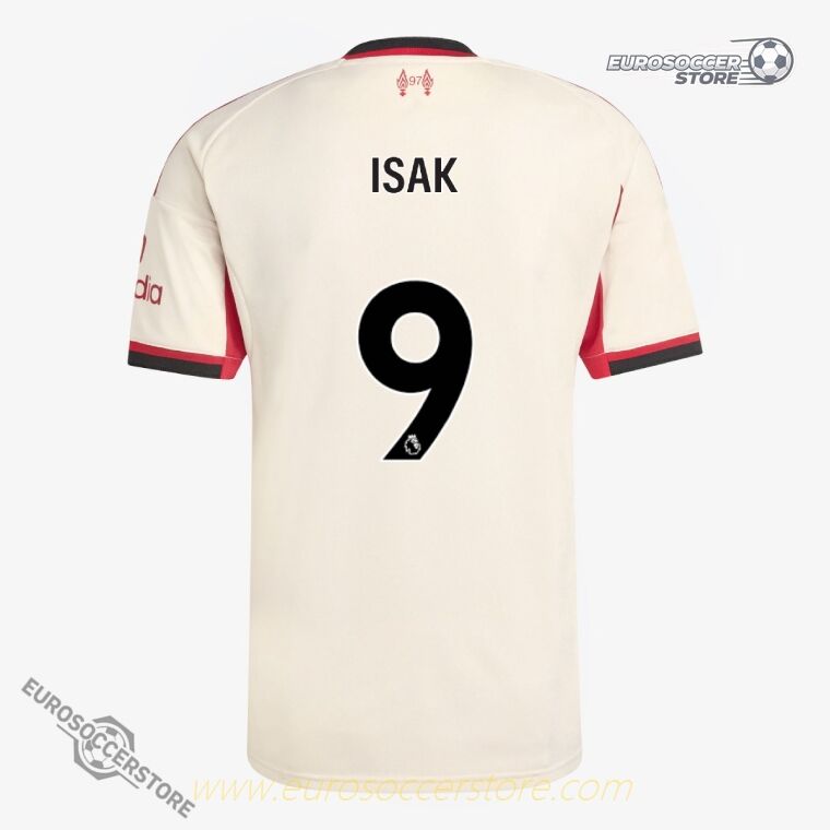 Liverpool's ISAK 9 Away Jersey for the 25-26 season.