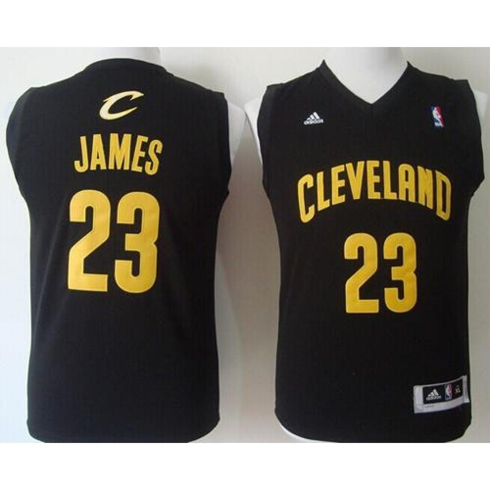 Premium LeBron James23 Black Jersey - - NBA Collection