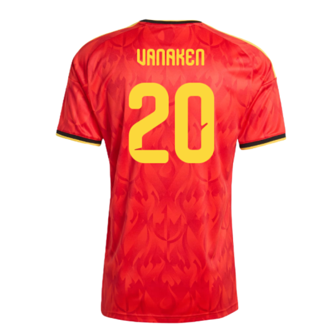 Pro-Grade Belgium 2026-2027 Belgium Home Shirt (Vanaken 20)