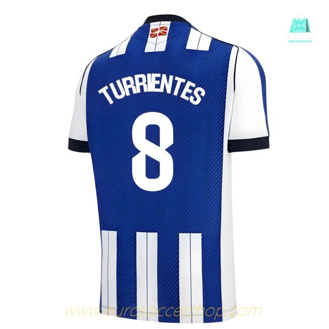 2025-2026 Real Sociedad Home Shirt (Turrientes 8)