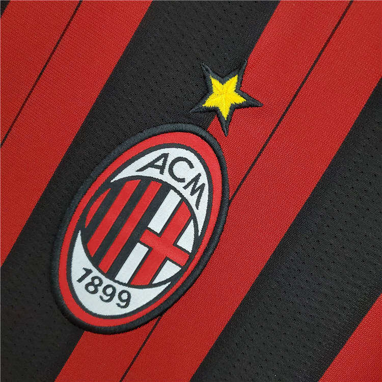 Genuine AC Milan 1314 Retro Home Shirt - Official Replica 8919