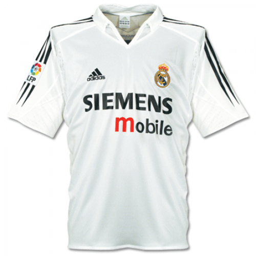 Real Madrid Home 0405 Retro Soccer Jersey Shirt - Official Replica