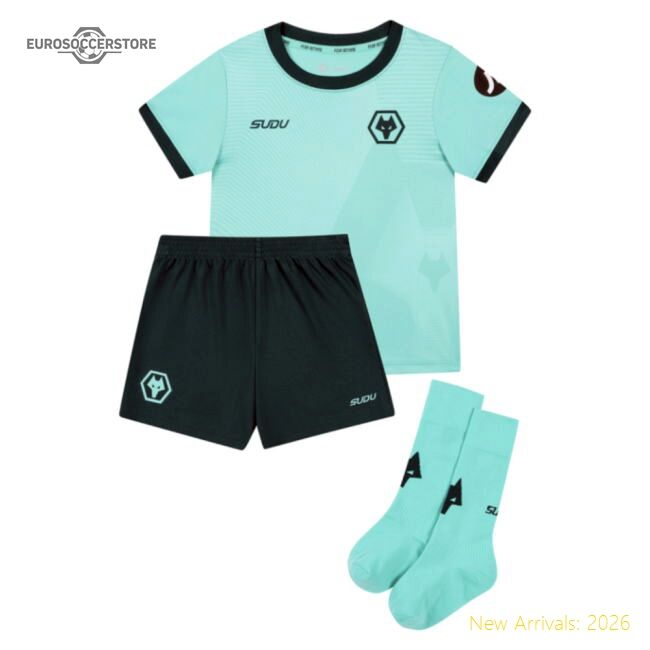 Official 2025-2026 Wolves Away Baby Kit - Premium Quality Baby