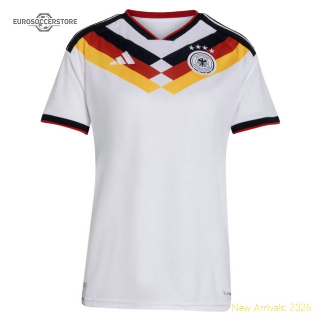 Authentic Germany 2026-2027 Home Short Sleeve Shirt Contemporary Movement