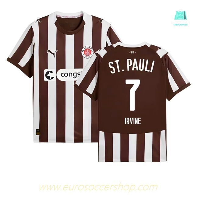 2025-2026 St Pauli Home Shirt (Irvine 7)
