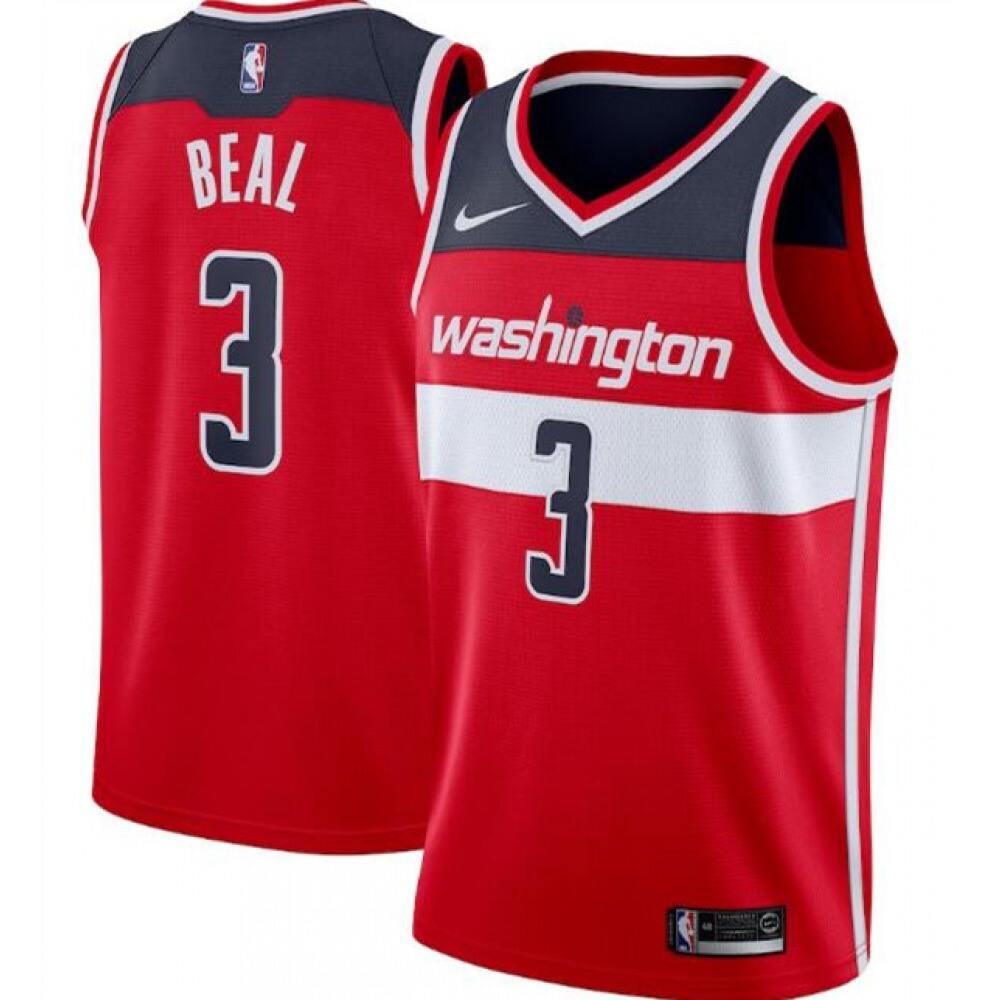 Pro Men's Washington Wizards #3 Bradley Red Basketball Jersey
