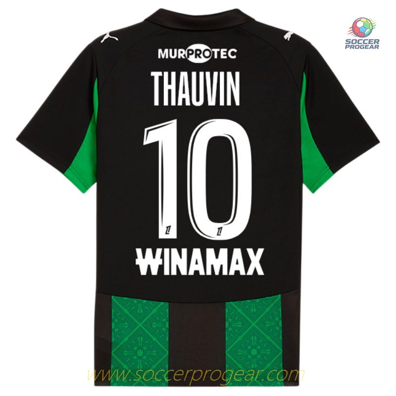RC Lens Away Youth Soccer Football Shirt Football Kit 2025-26 Edition Thauvin