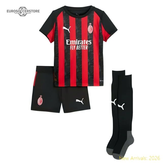 Exceptional 2025-2026 Ac Milan Home Mini Kit - Budget-friendly
