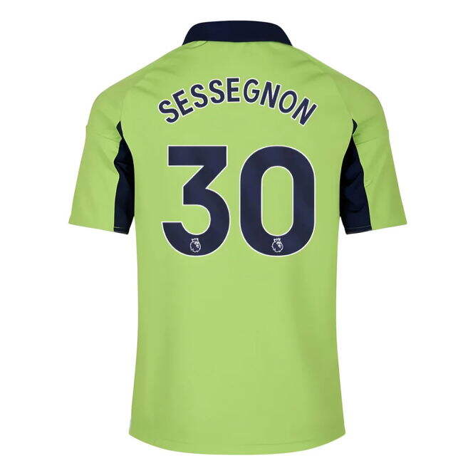 Fulham Fulham Away Shirt Kids Sessegnon #30 Premium Quality Licens...