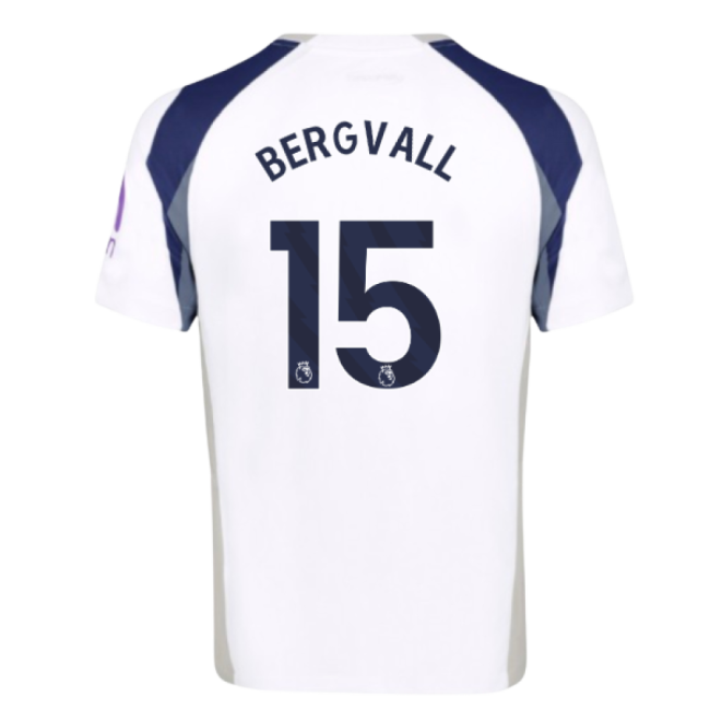 EPL Shirt Rare Find 2025-2026 TOT Home Stretchable Bergvall 15 Ad#924