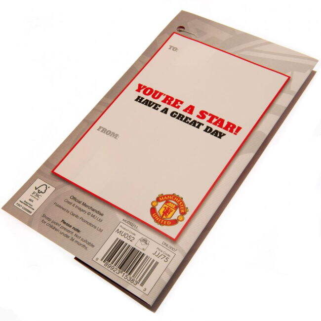 Men's Manchester United FC Son Birthday Card