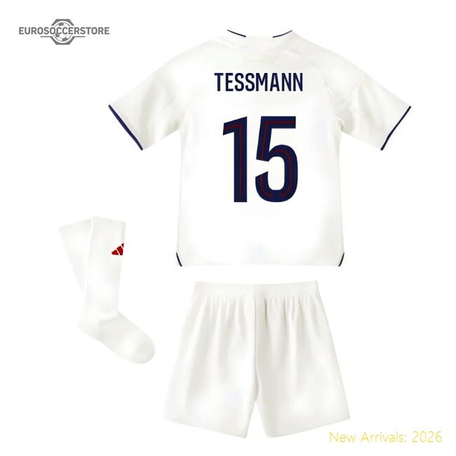 Performance 2025-2026 Olympique Lyon Home Mini Kit (Tessmann 15)