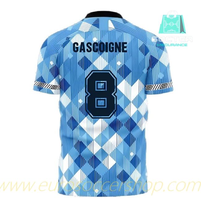 England Third Football Shirt FIFA Approved Libero Collection (Gascoigne 8)