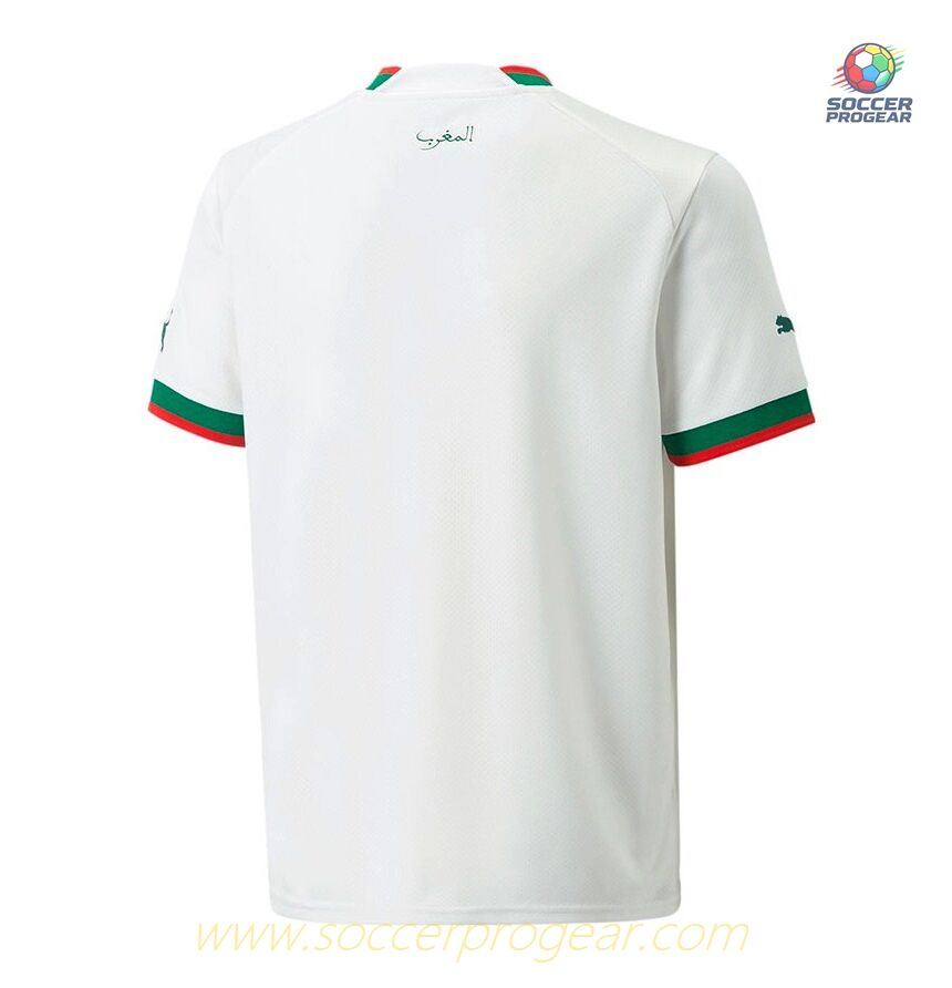 2022 WORLD CUP AWAY MOROCCO FIFA Approved JERSEY