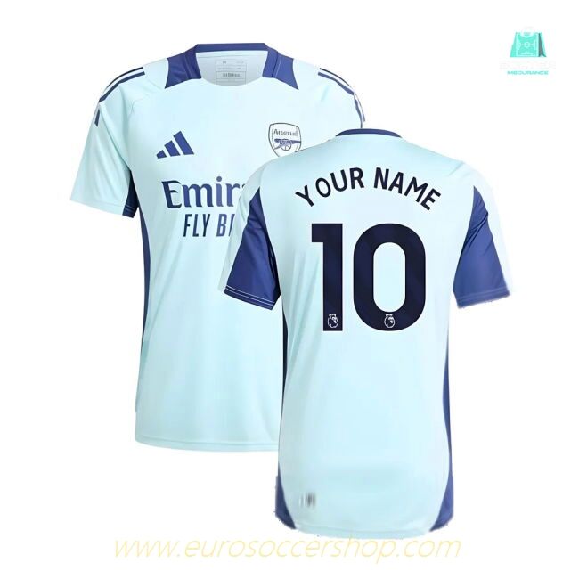 2024-2025 Arsenal Training Jersey (Clear Aqua) (Your Name)
