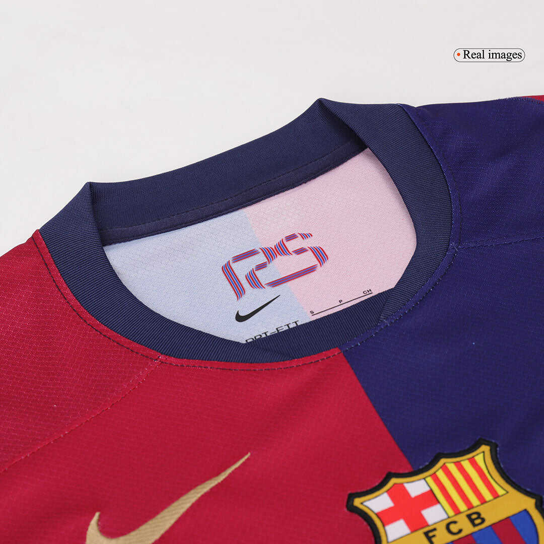 Barcelona Home  Soccer Jersey Kit(Jersey+Shorts) 2024/25 Authentic Kit