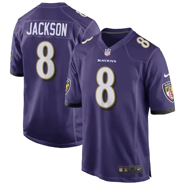 Performance Baltimore Ravens Game Jersey - Premium Purple NFL Fan J...
