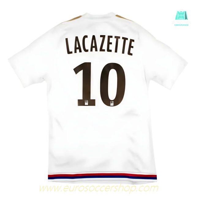 Lyon 2015-16 Third Shirt (Lacazette #10) (S) (Excellent)