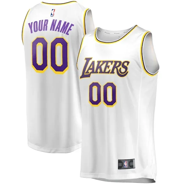 Los Angeles LAL Replica Jersey - retro Basketball - White sports