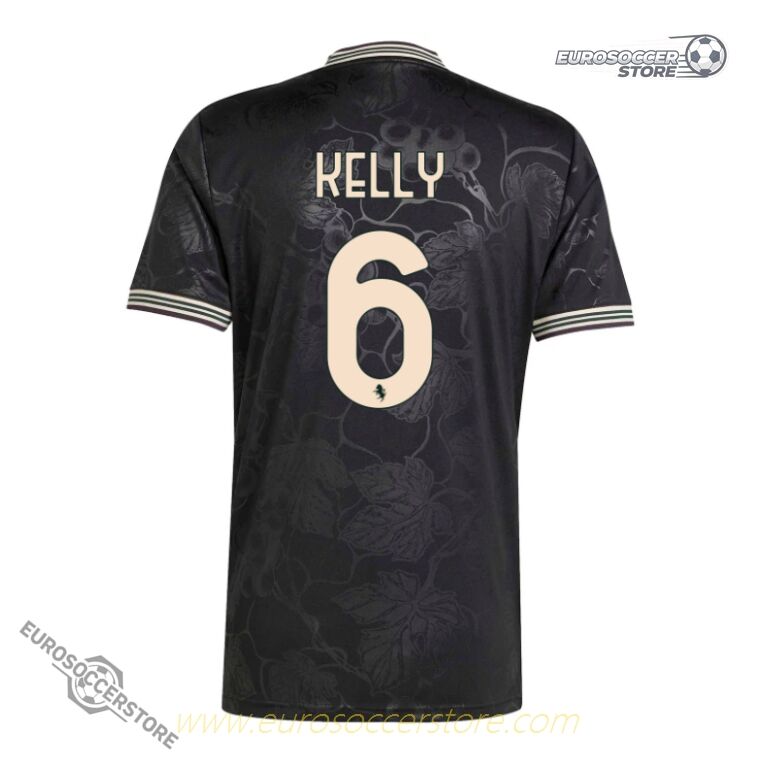 Juventus 25-26 Season Third Jersey Featuring KELLY #6