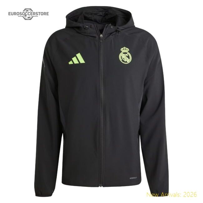 Superior 2025-2026 Real Madrid Pro Vis Tech Jacket (black)