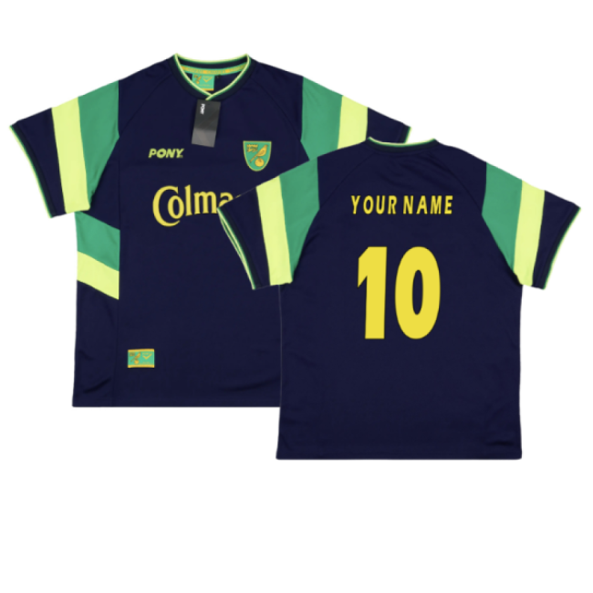 Fashionable 1997-1999 Norwich City Third Pony Retro Shirt (Your Nam...