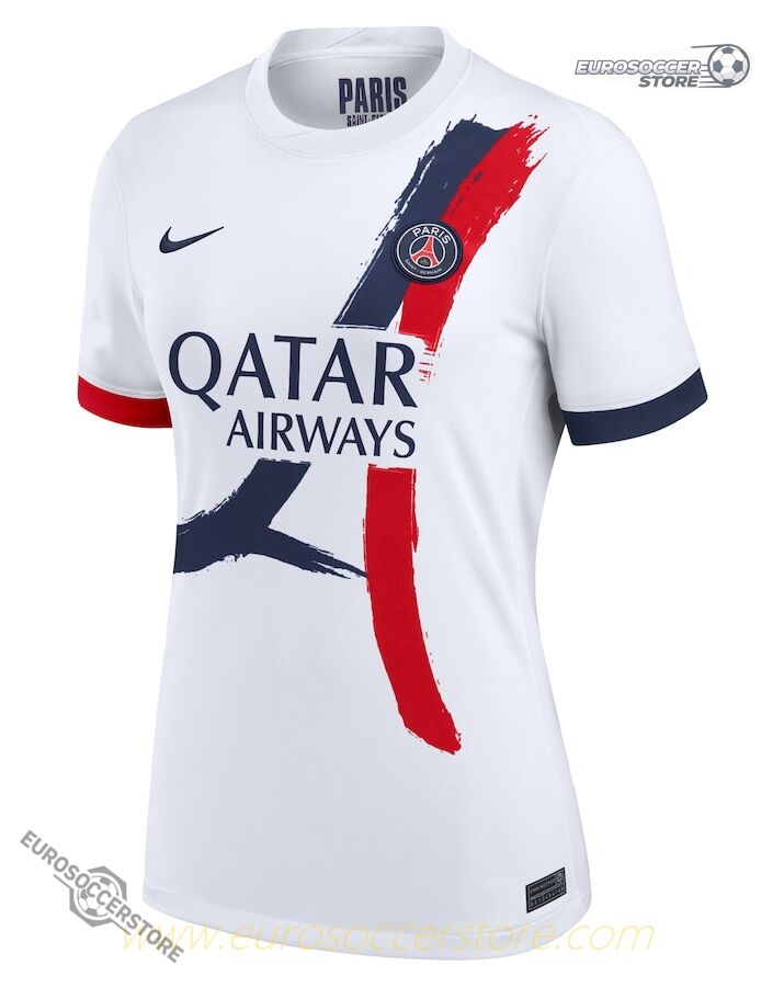 Away Version of PSG Women's Jersey for the 25-26 Season