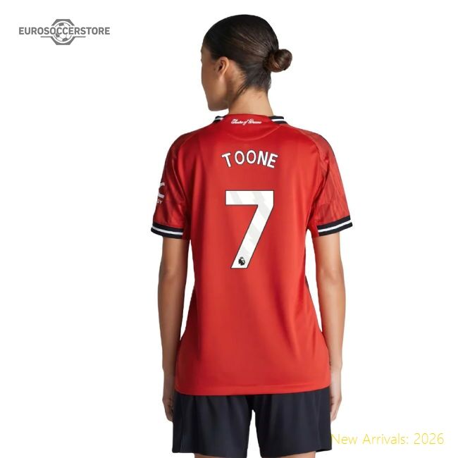 Authentic 2025-2026 Man Utd Authentic Home Shirt (womens) (toone 7)