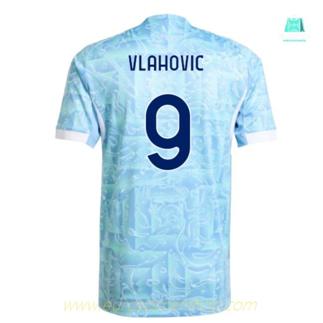 2025-2026 Juventus Authentic Away Shirt (Vlahovic 9)