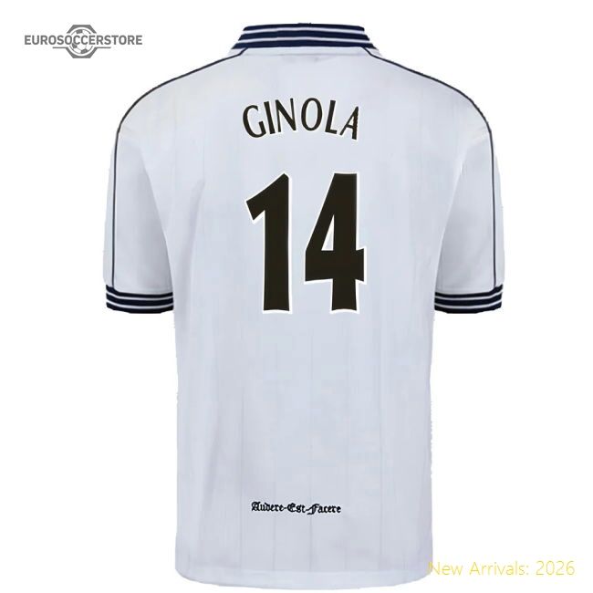 1997-1999 Tottenham Hotspur Home Pony Retro Shirt (ginola 14)