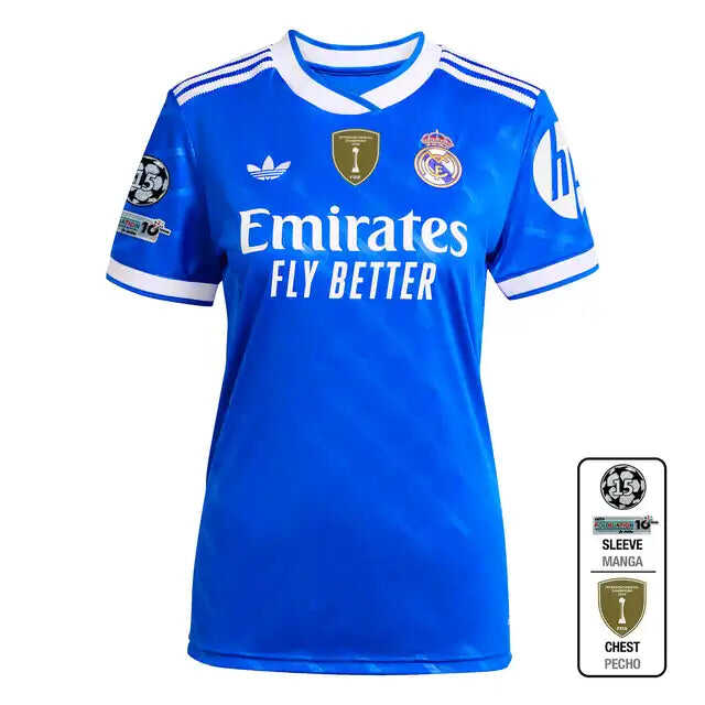 Women's Real Madrid Third Away Soccer Jersey 2025/26 Authentic Kit