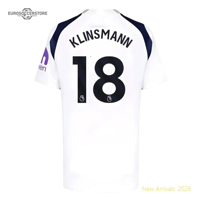 Official 2025-2026 Tottenham Hotspur Home Shirt (kids) (klinsmann 18