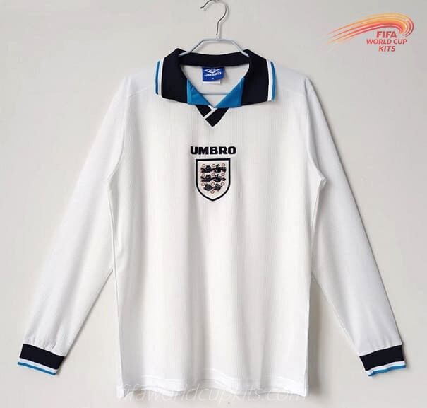 England 1996 year European Cup Main Soccer Kit